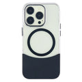 Dual-Tone Clear Case with Magnetic Charging Ring