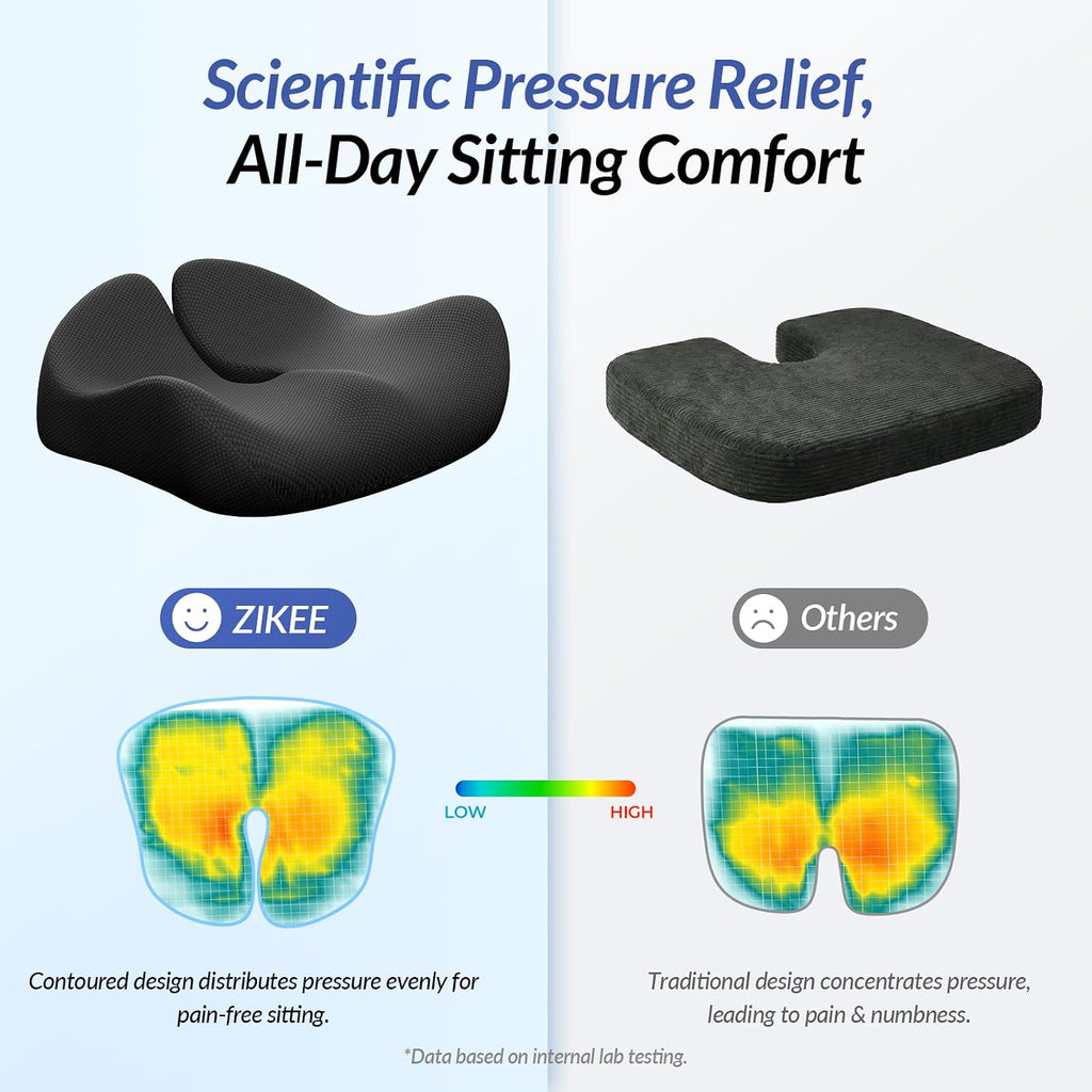 Ergonomic Memory Foam Seat Cushion