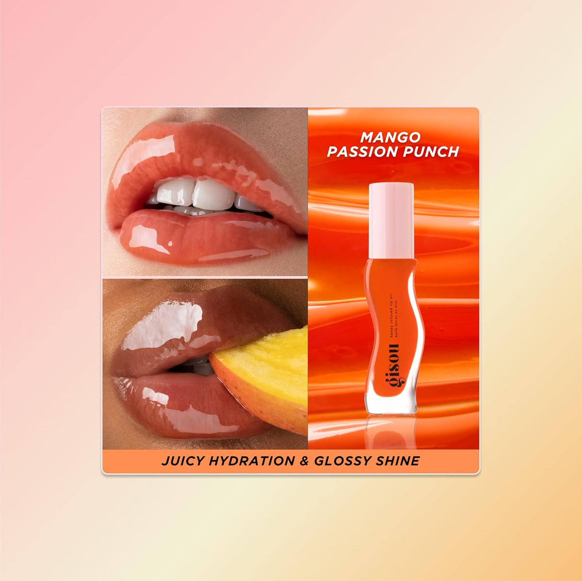 Glossy Tinted Lip Oil – Non-Sticky Shine