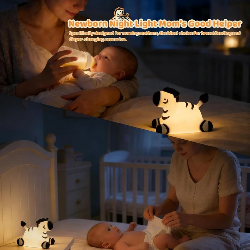 Stylized Zebra Night Lamp