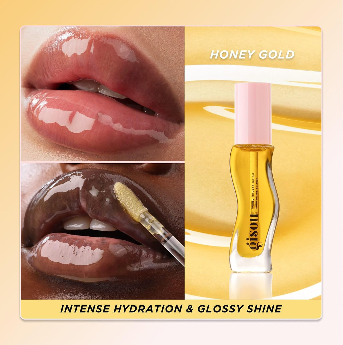 Glossy Tinted Lip Oil – Non-Sticky Shine