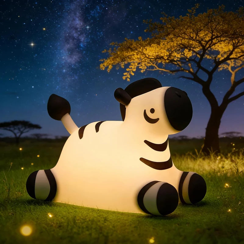 Stylized Zebra Night Lamp
