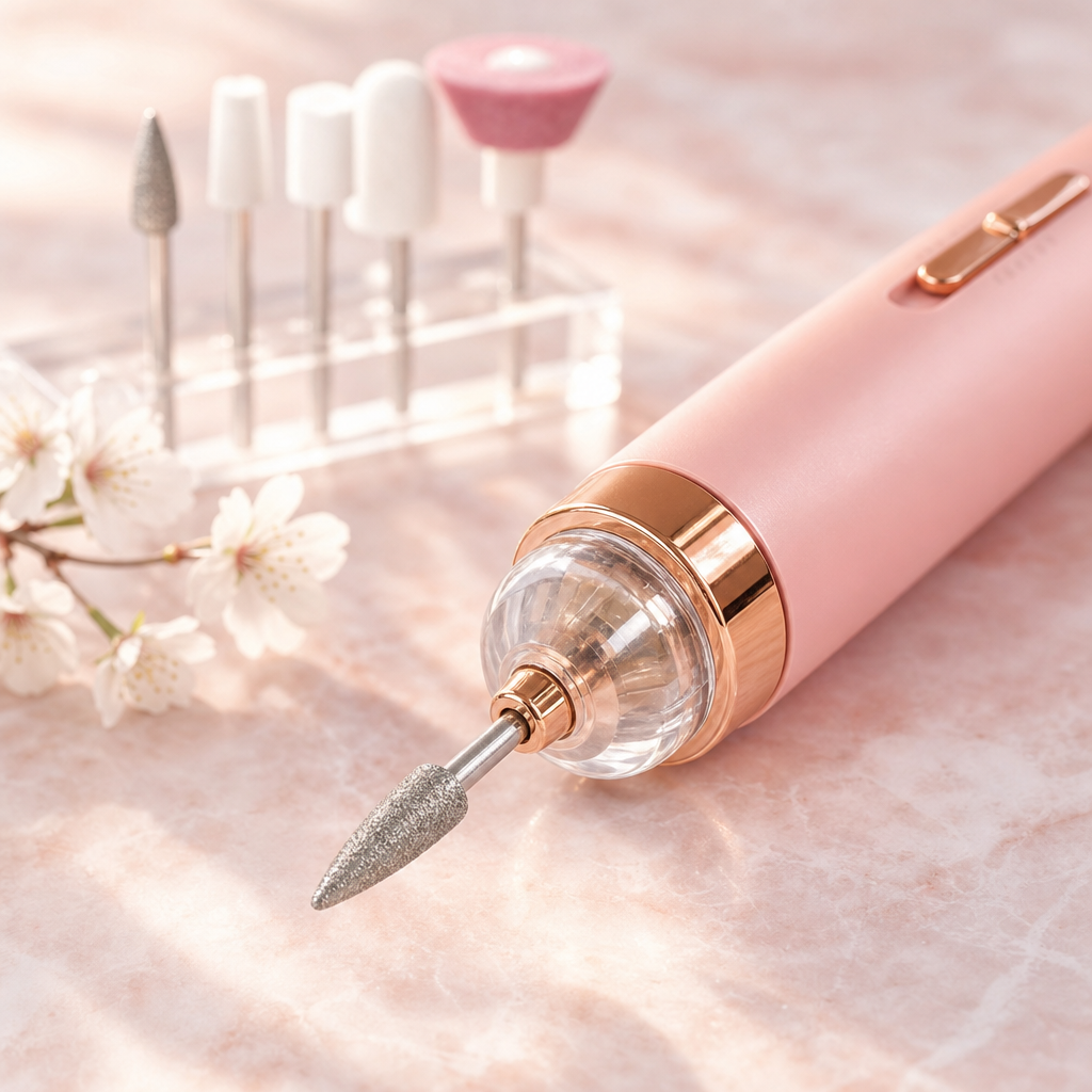 Rechargeable Electric Nail Care Tool – Multi-Attachment Kit