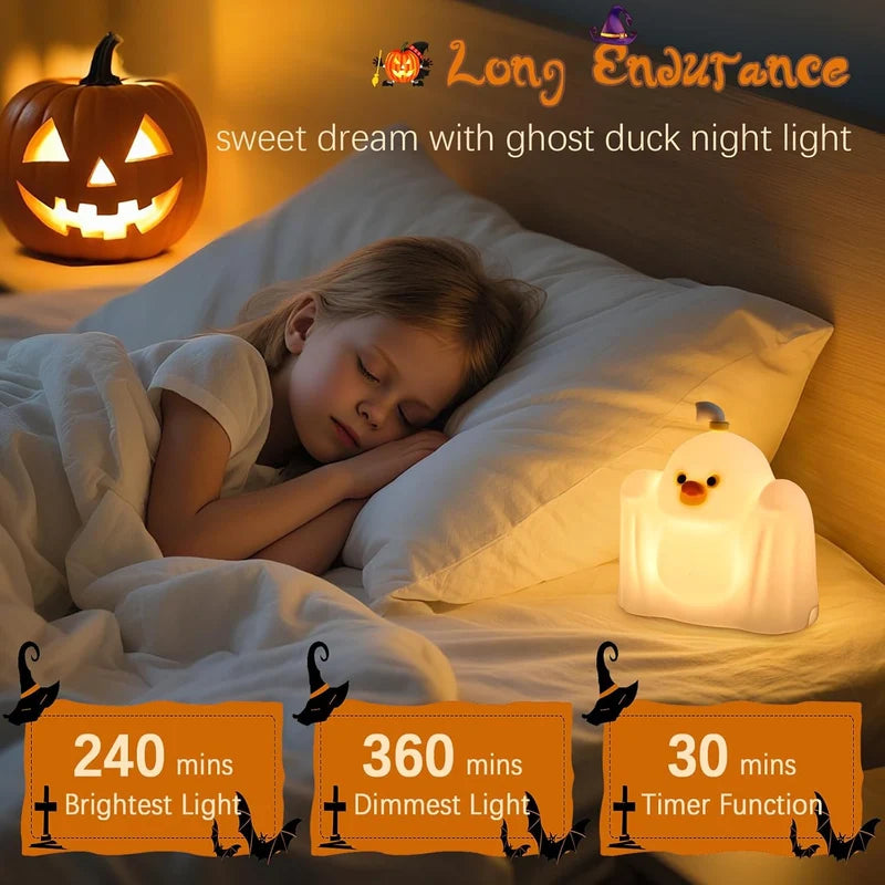 Ghost Duck Silicone Night Light