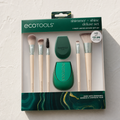 7-Piece Makeup Brush & Sponge Set – Bamboo Handles