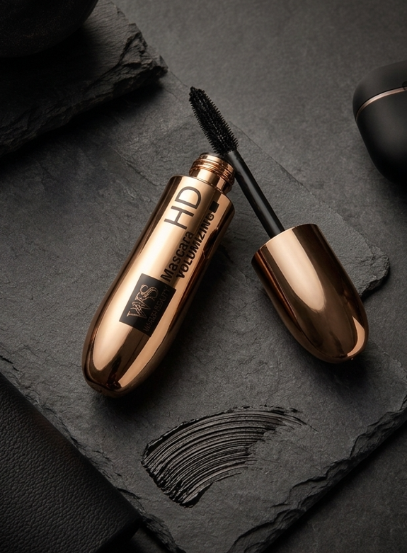Volumizing HD Mascara – Black & Gold Shimmer