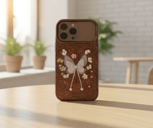 3D Glitter Butterfly Phone Case