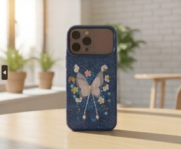 3D Glitter Butterfly Phone Case