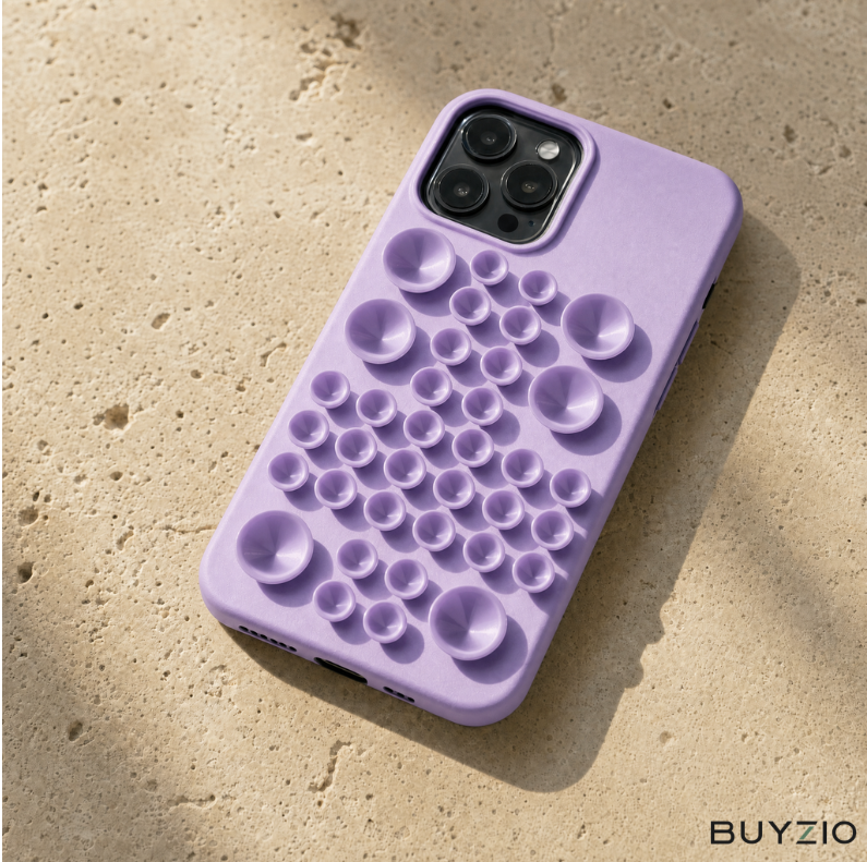 Textured Bubble-Grip Phone Case