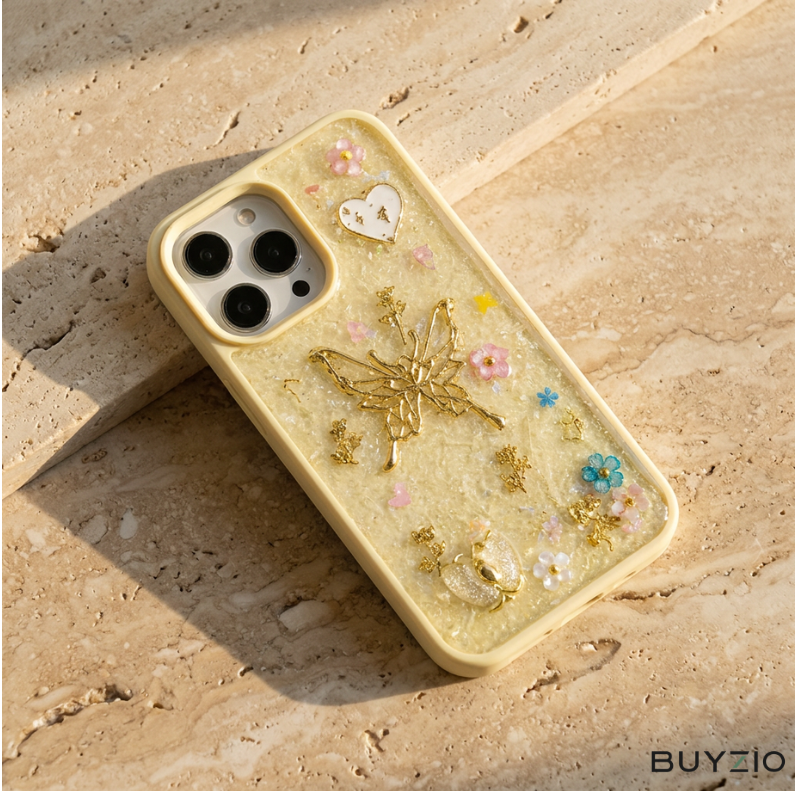 Glitter Butterfly Phone Case