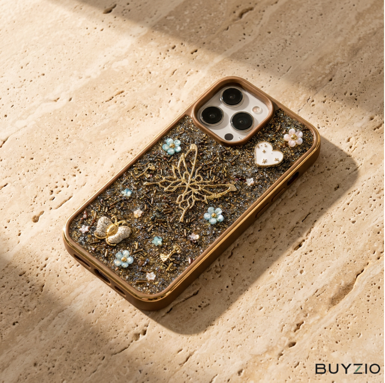 Glitter Butterfly Phone Case
