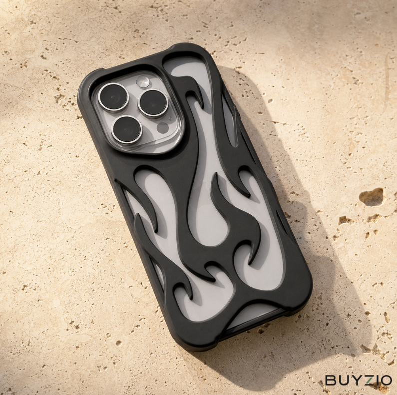 Flame Cutout Phone Case