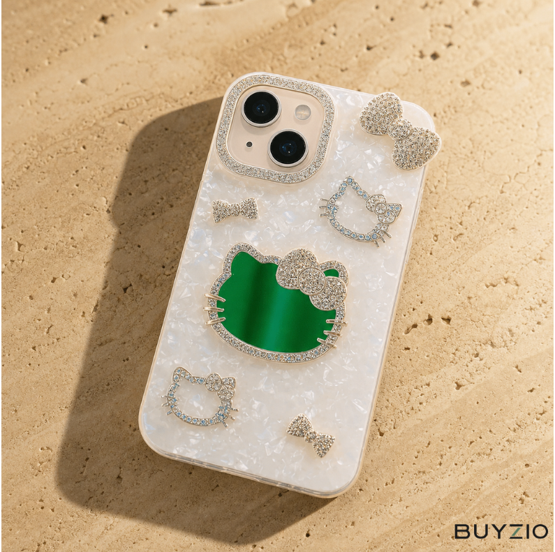 Bling Crystal Cat Case