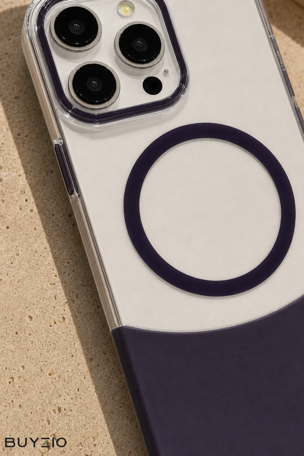 Dual-Tone Clear Magnetic Case