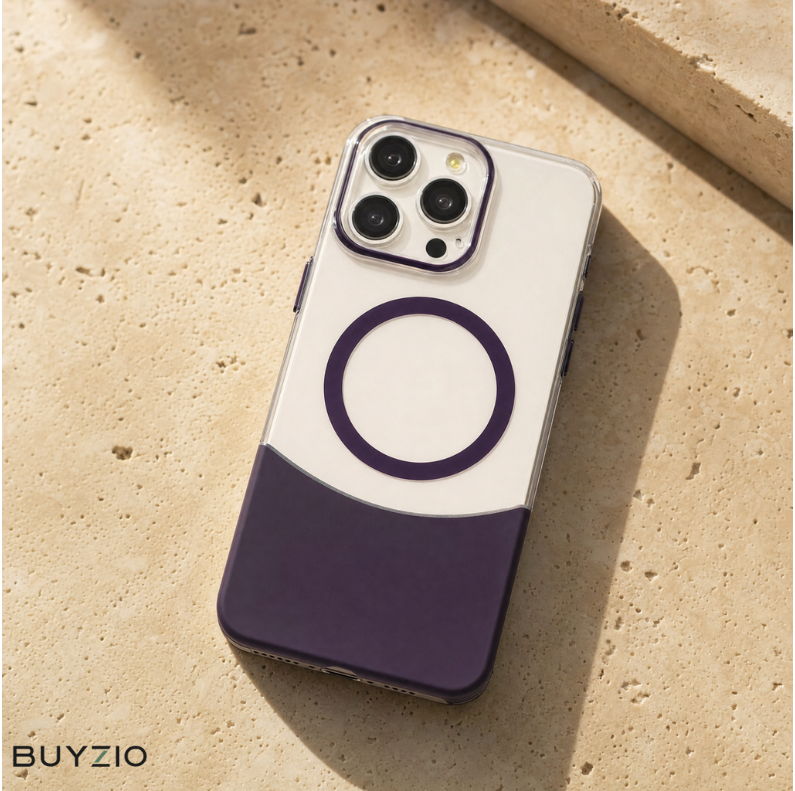 Dual-Tone Clear Magnetic Case