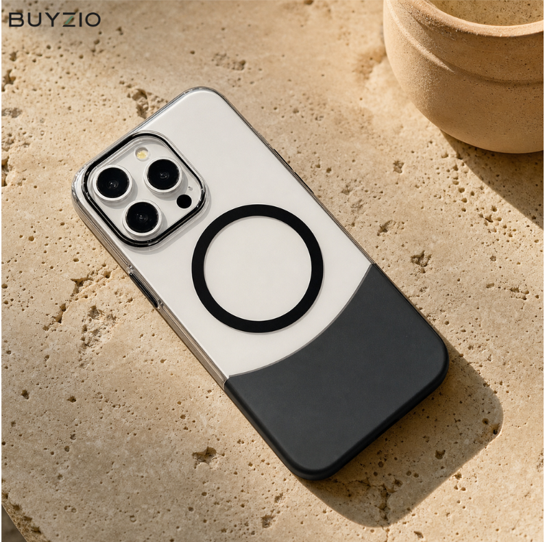 Dual-Tone Clear Magnetic Case