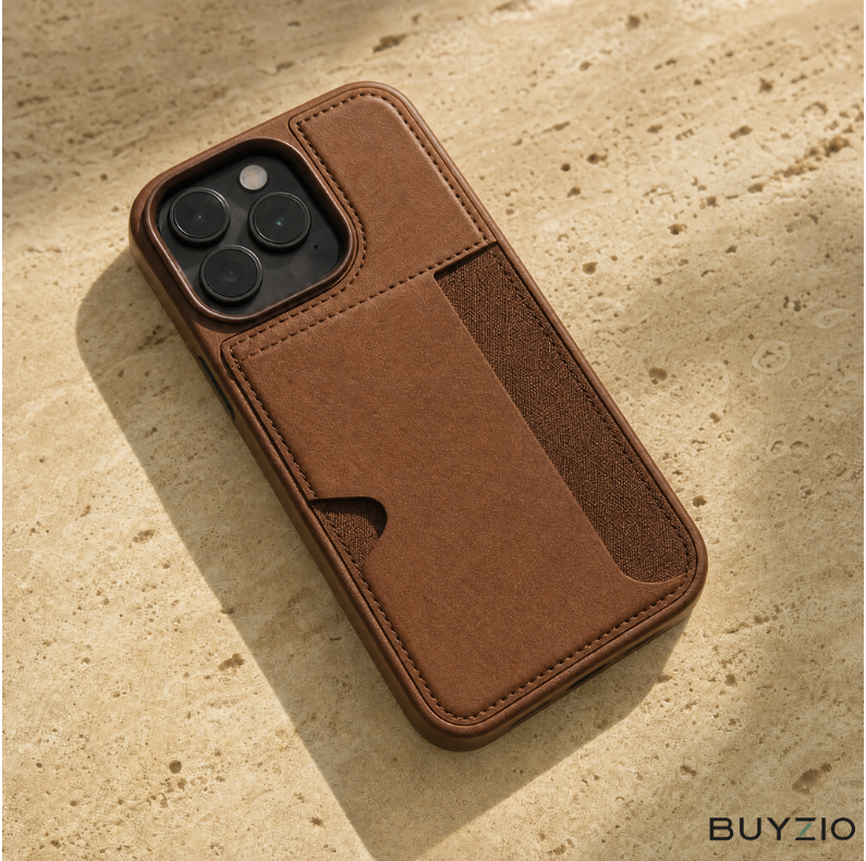 Vegan Leather Card Holder Case