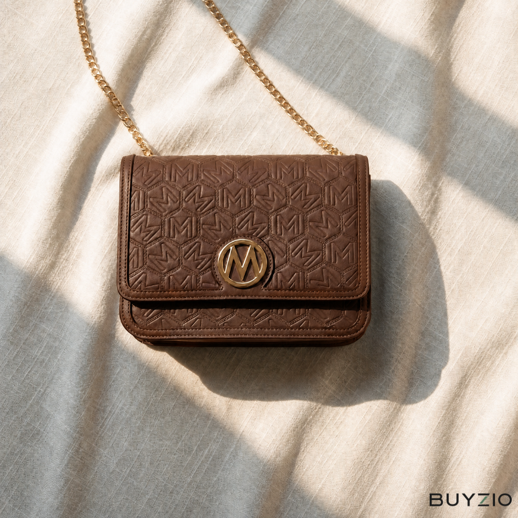 Quilted Chain-Strap Shoulder Bag