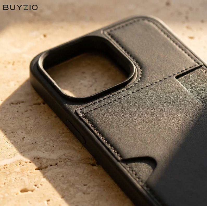 Vegan Leather Card Holder Case