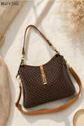Diamond Print Hobo Bag