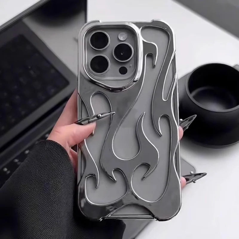 Flame Cutout Phone Case