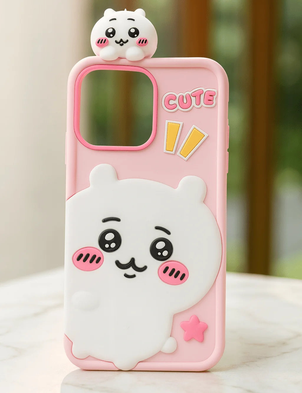 3D Bunny Silicone iPhone Case