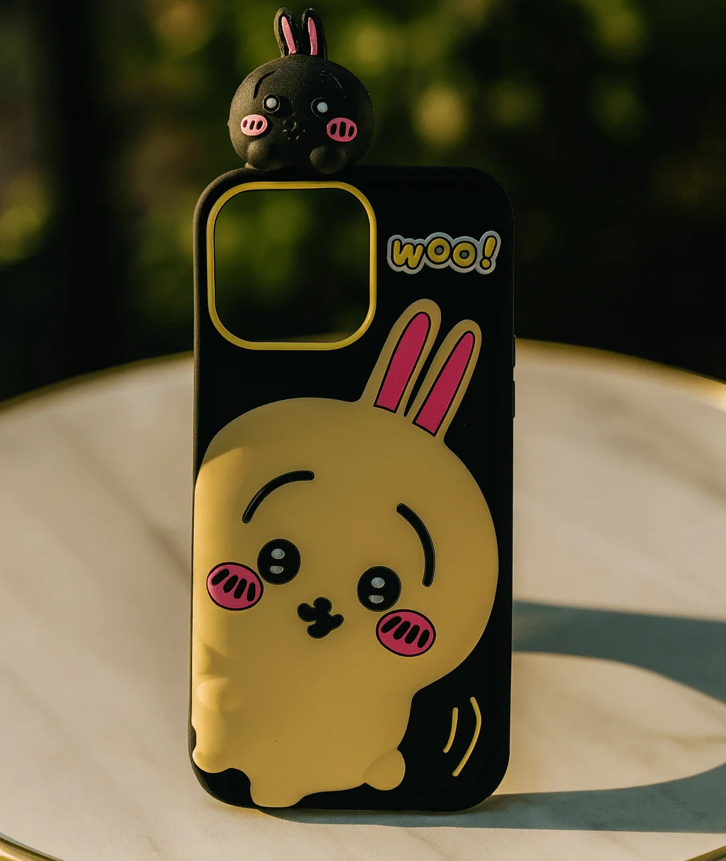 3D Bunny Silicone iPhone Case