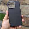 Carbon Fiber Texture Phone Case with Reinforced Camera Frame