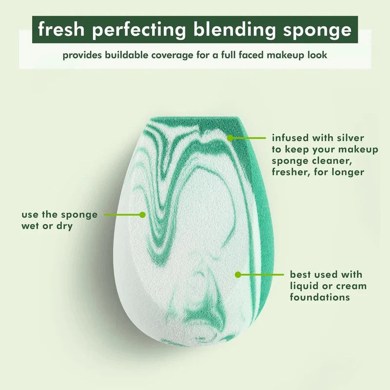 Marbled Makeup Blending Sponge – Teardrop Shape