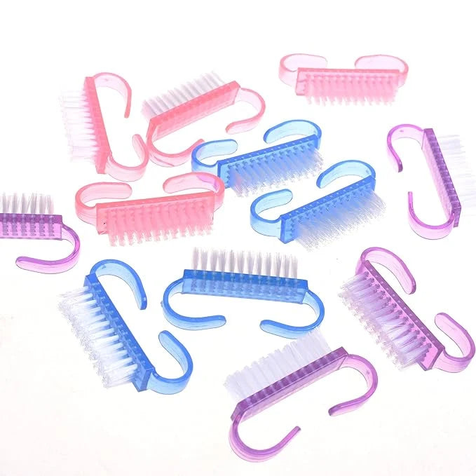 Mini Handheld Scrub Brush with Finger Loop