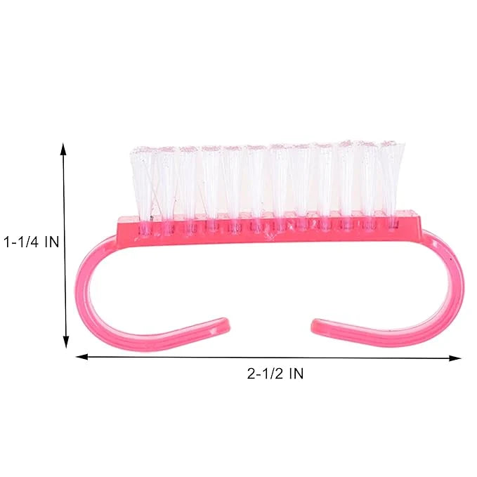 Mini Handheld Scrub Brush with Finger Loop