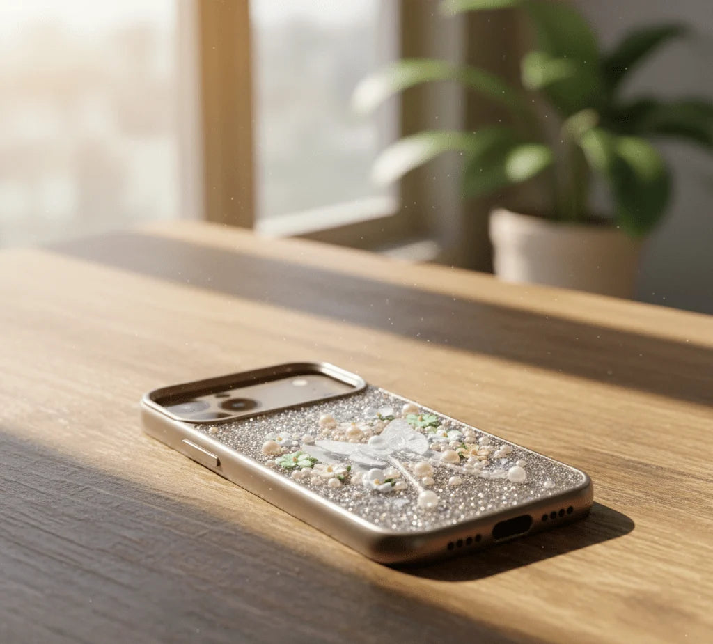 3D Glitter Butterfly Phone Case