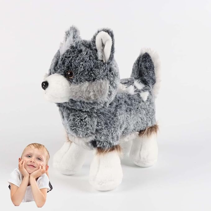 Husky Wolf Plush Toy