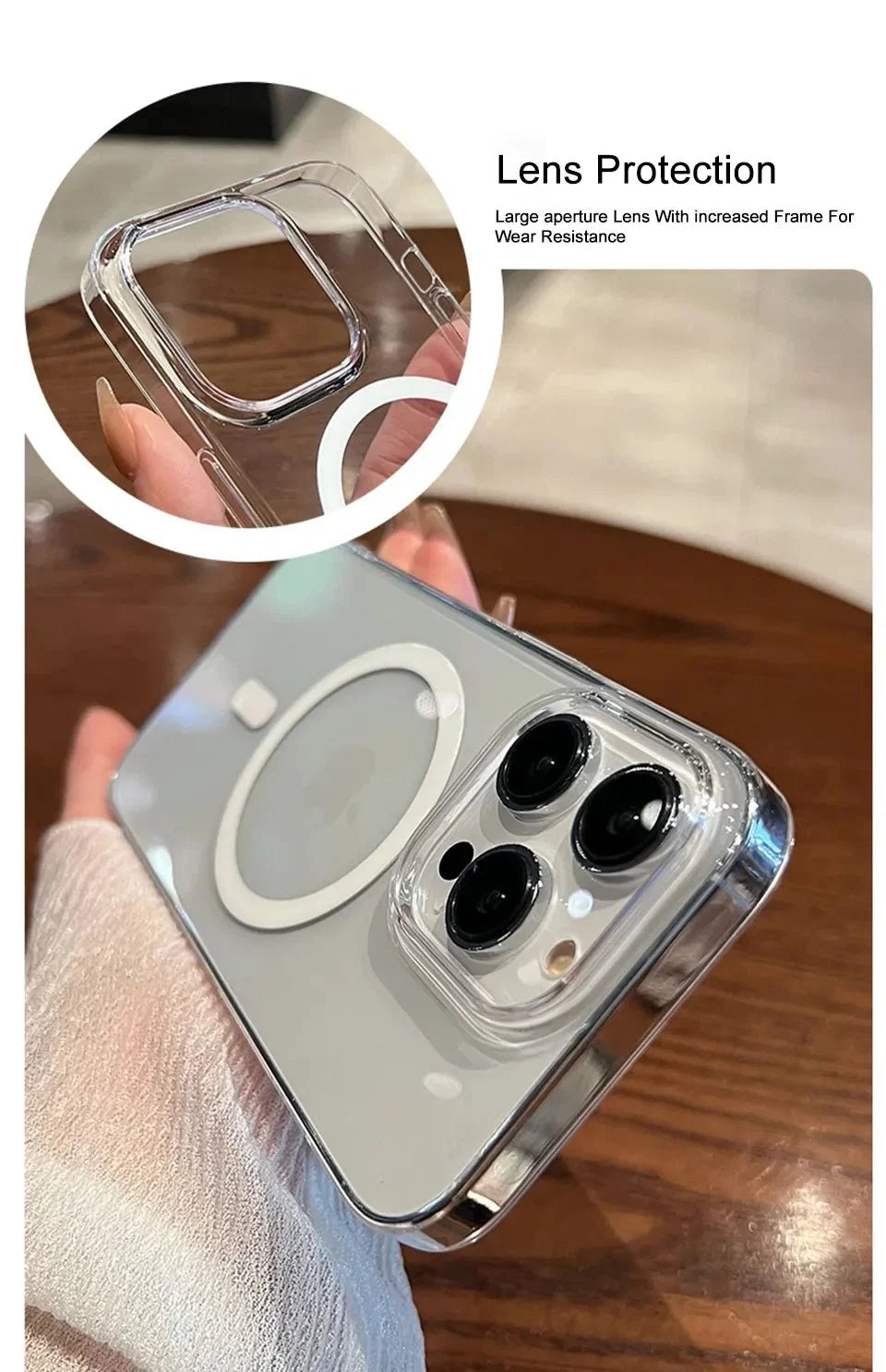 Transparent MagSafe Case