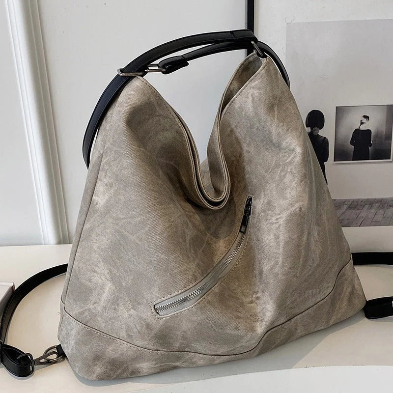 PU Leather Shoulder Bag – Retro Style